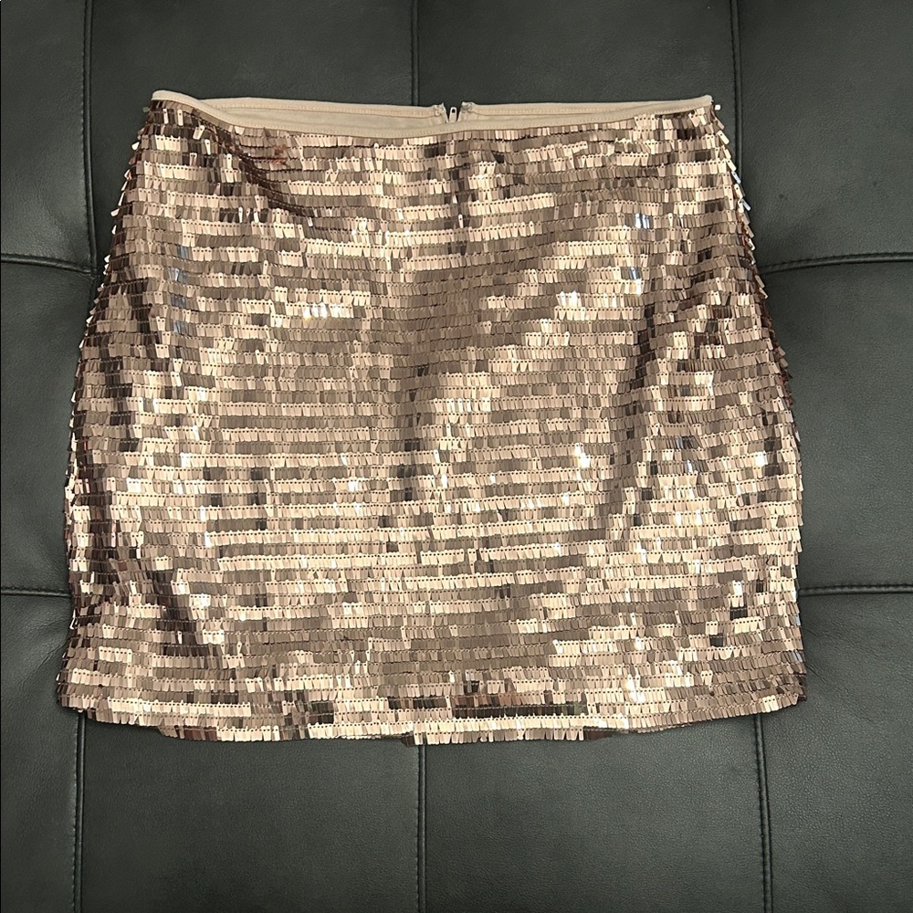 Gianni Bini  Mini Skirt in Gold